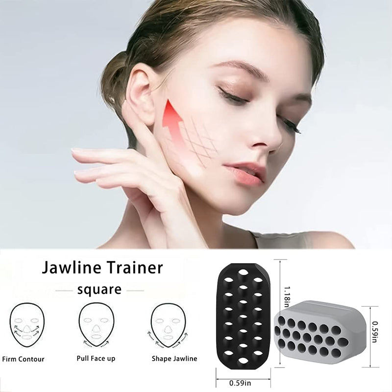 Silicone Jaw Exerciser Facial Toner & Jawline Fitness