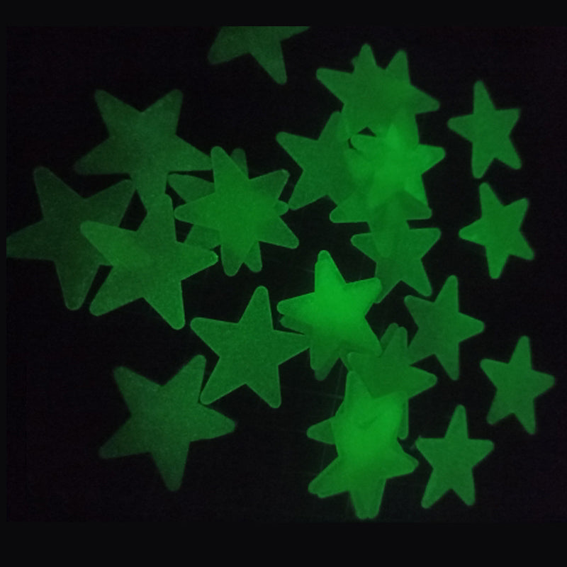 PVC Stars Glow Stickers Luminous In Dark Night