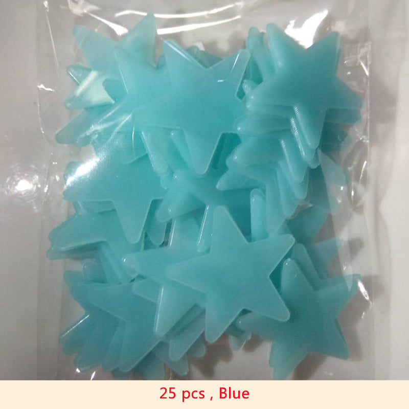 PVC Stars Glow Stickers Luminous In Dark Night