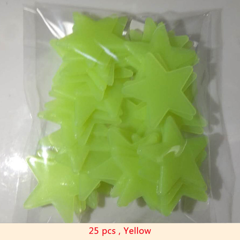 PVC Stars Glow Stickers Luminous In Dark Night