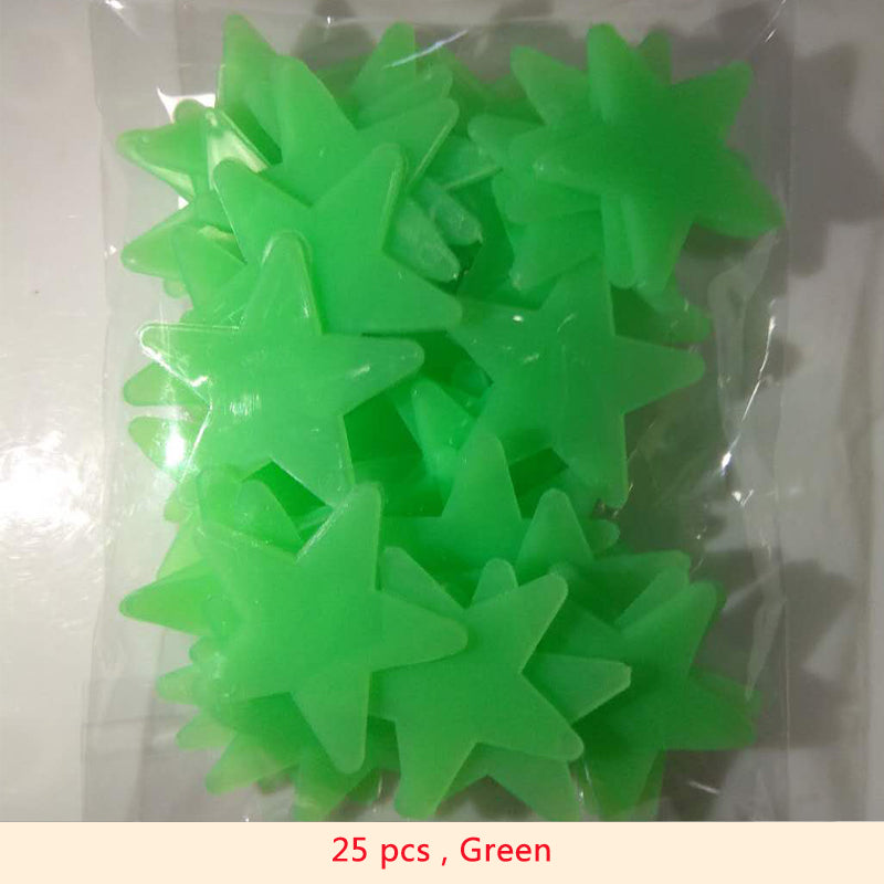 PVC Stars Glow Stickers Luminous In Dark Night